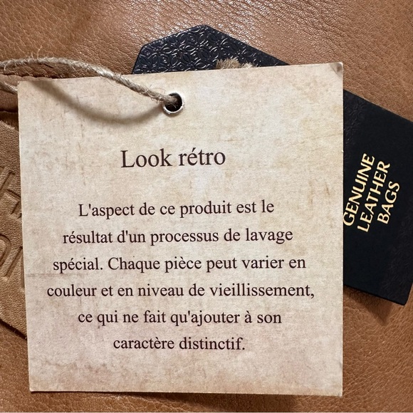 Genuine Leather Hobo Bag | One Size | Tan | NWT 👜 - Picture 15 of 15